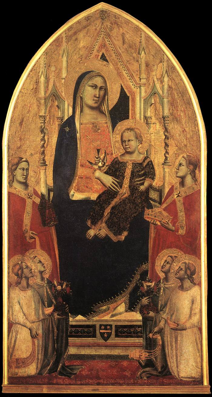 GADDI, Taddeo Madonna and Child Enthroned with Angels and Saints sd